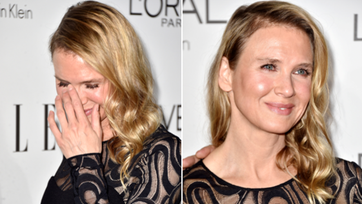 Renee Zellweger at the 21st Elle Women in Hollywood Awards, where she introduced honoree Gugu Mbatha-Raw.