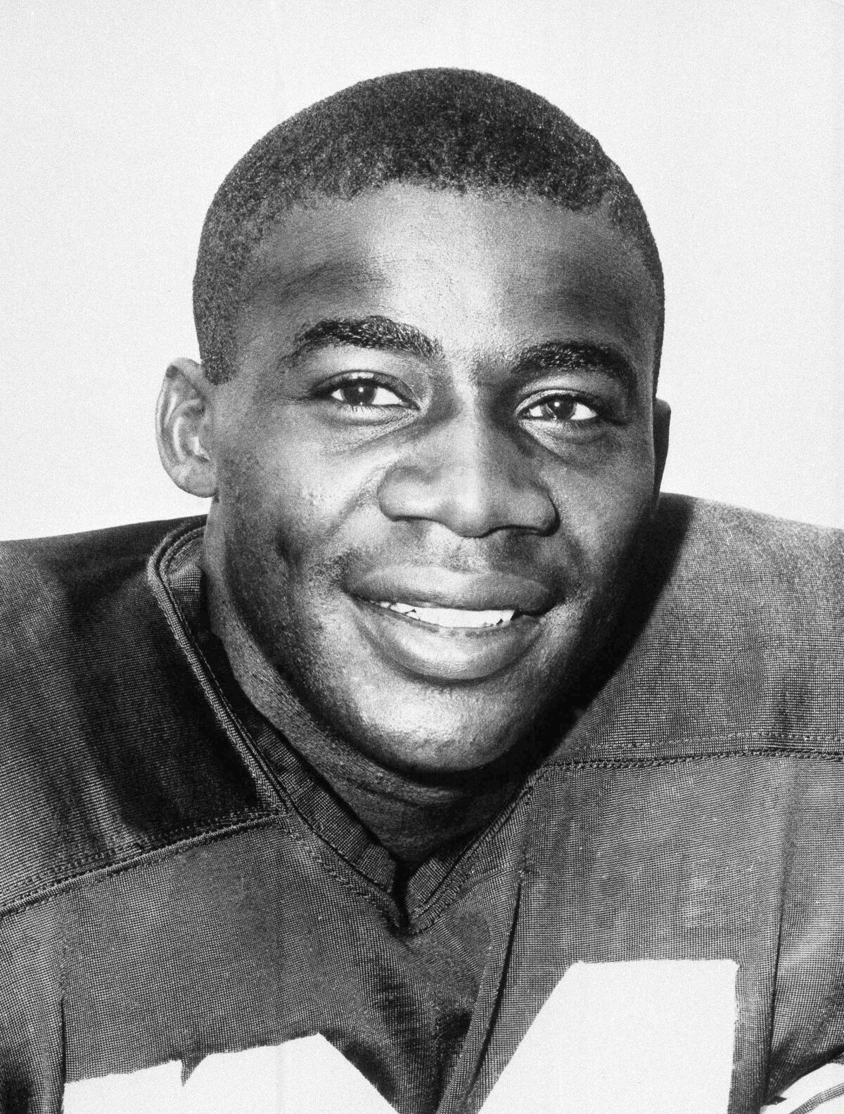 Willie Wood in 1959 while with the Green Bay Packers.