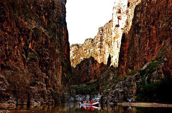 Big Bend spreads over more than 800,000 acres in southwest Texas and includes mountain, desert and river environments. The park is named after the sharp northeast bend of the Rio Grande, which runs through the park. Visitors should carry plenty of water when exploring the park's remote desert and be aware of the Mexican border across the Rio Grande. Visitors in 2009 (through August): 239,452 More info: http://www.nps.gov/bibe Pictured: Santa Elena Canyon