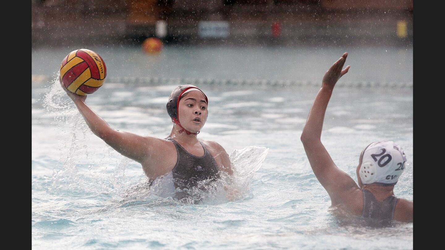 Photo Gallery: Crescenta Valley vs. Burroughs Pacific League girls' water polo