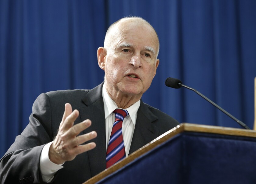 The California Supreme Court heard arguments Thursday on whether to clear the way for Gov. Jerry Brown's proposed initiative to reduce California’s prison population to go on the November ballot.