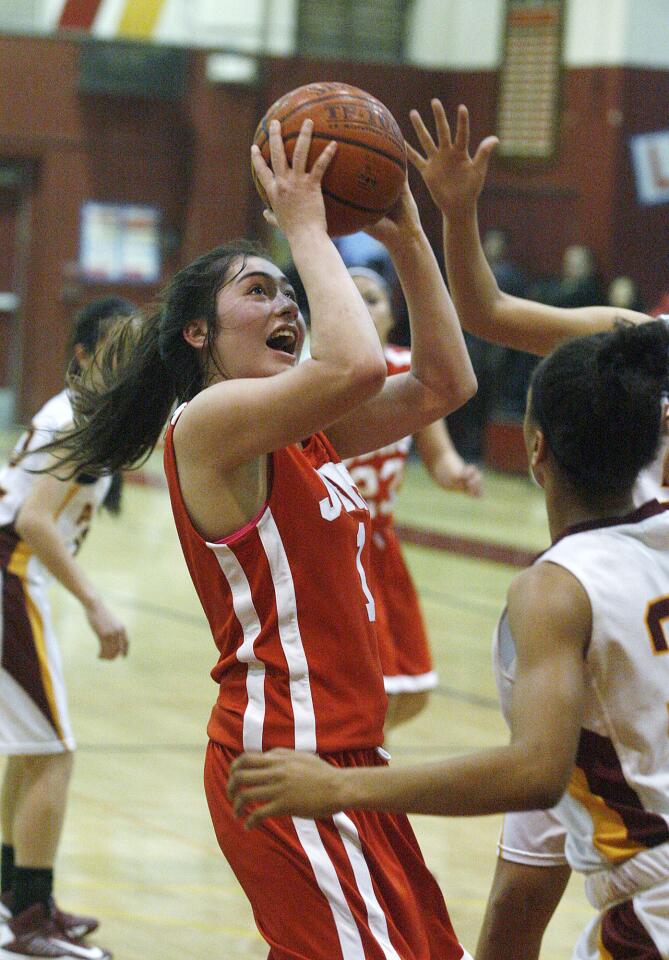 Photo Gallery: Burroughs v. Arcadia Pacific League girls basketball