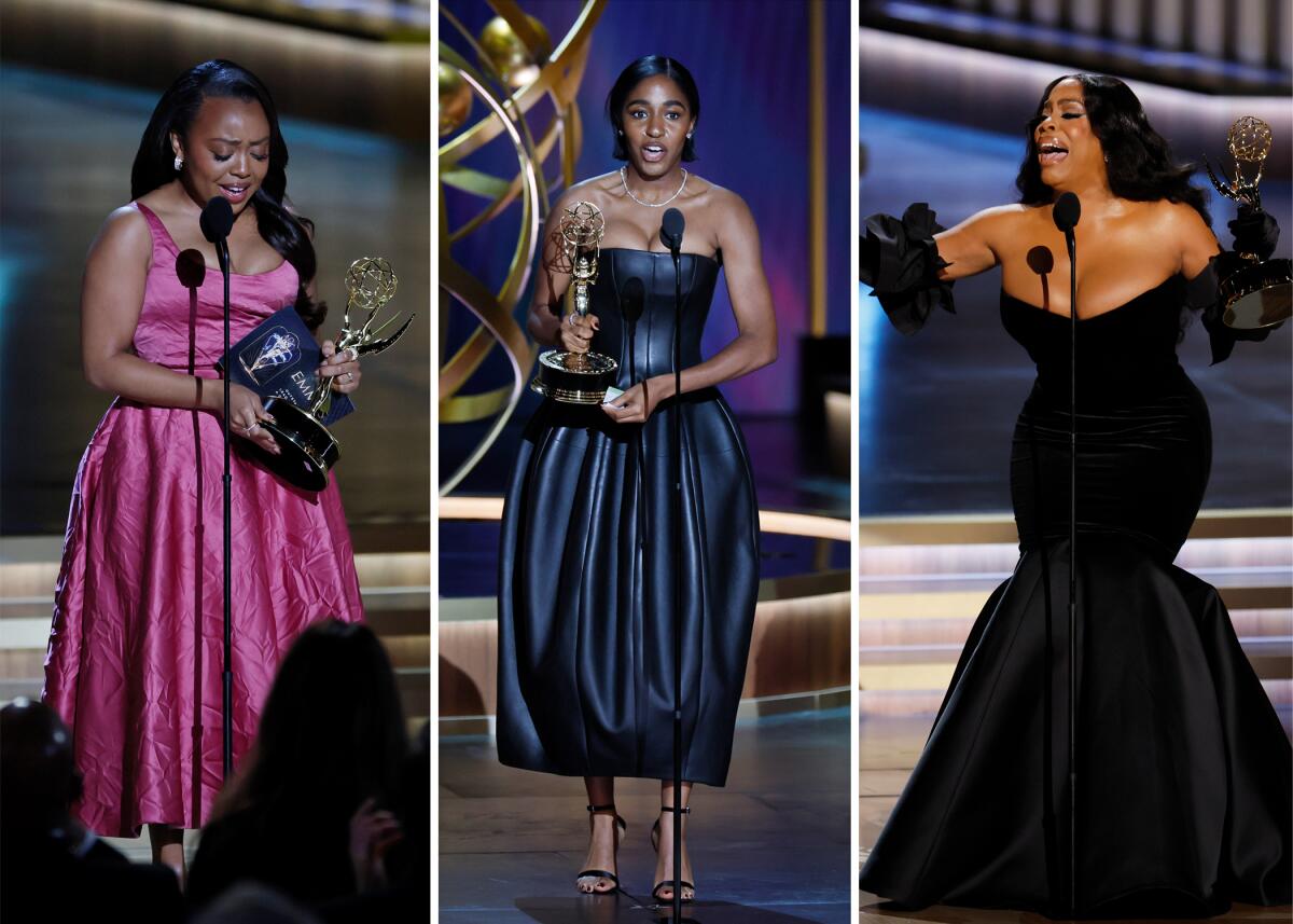 Three Black actresses accept Emmys