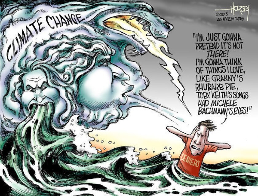 Climate change deniers live in ignorant bliss as seas keep rising - Los  Angeles Times