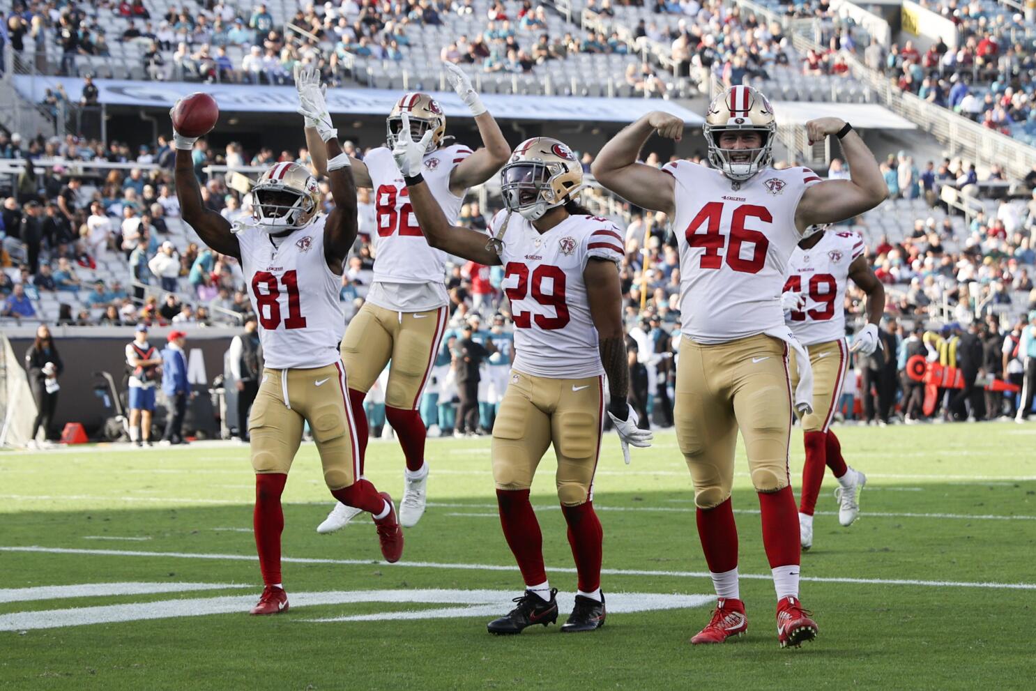 Back-to-back wins get 49ers season back on track - The San Diego  Union-Tribune