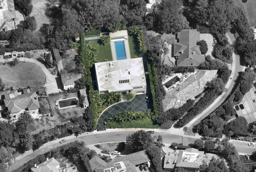 Das ehemalige Haus von Doug Barnes in Beverly Hills