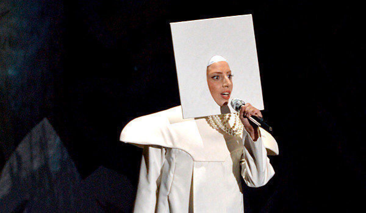 Pop artist Lady Gaga is expected to perform at the first YouTube Music Awards on Nov. 3. She is seen here in her appearance at the 2013 MTV Video Music Awards.
