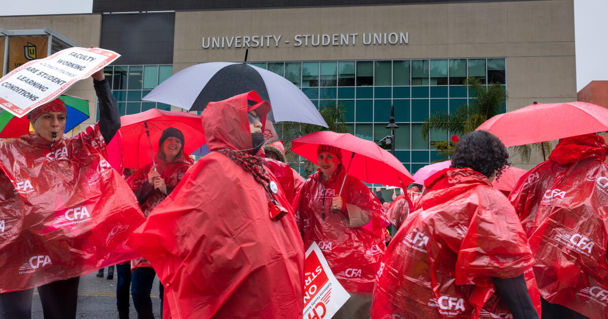Csu Police Riot CSU faculty vow to ‘shut down’ campuses in systemwide strike - Los ...