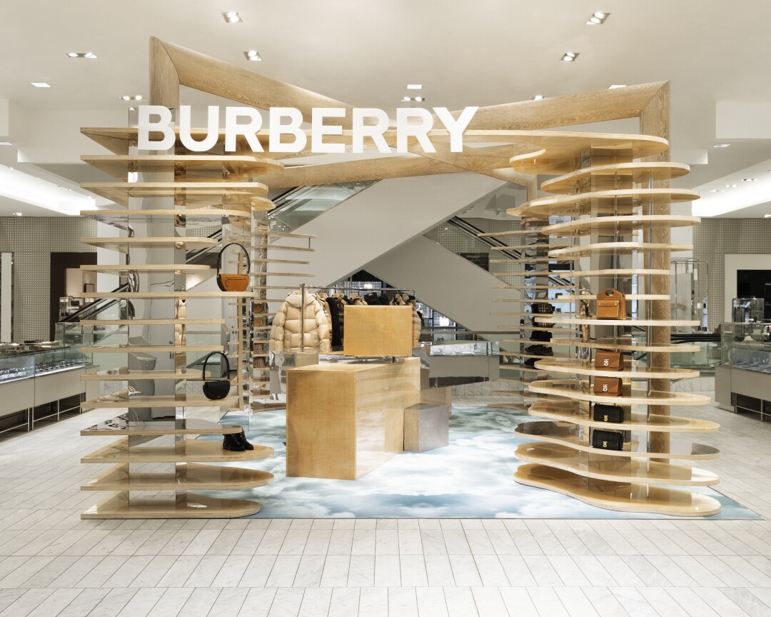 Burberry Imagined Landscapes Pop Up at Neiman Marcus Beverly Hills, CA.