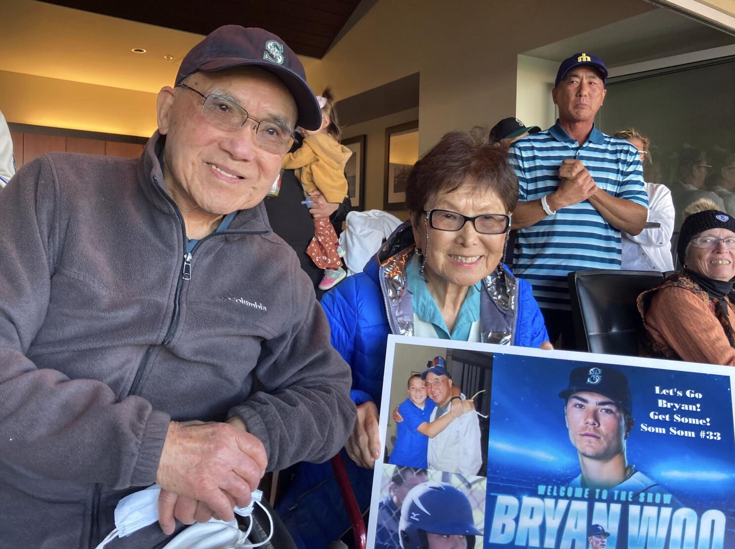 Mariners rookie Bryan Woo's grandparents have plenty to celebrate watching  grandson pitch - The San Diego Union-Tribune