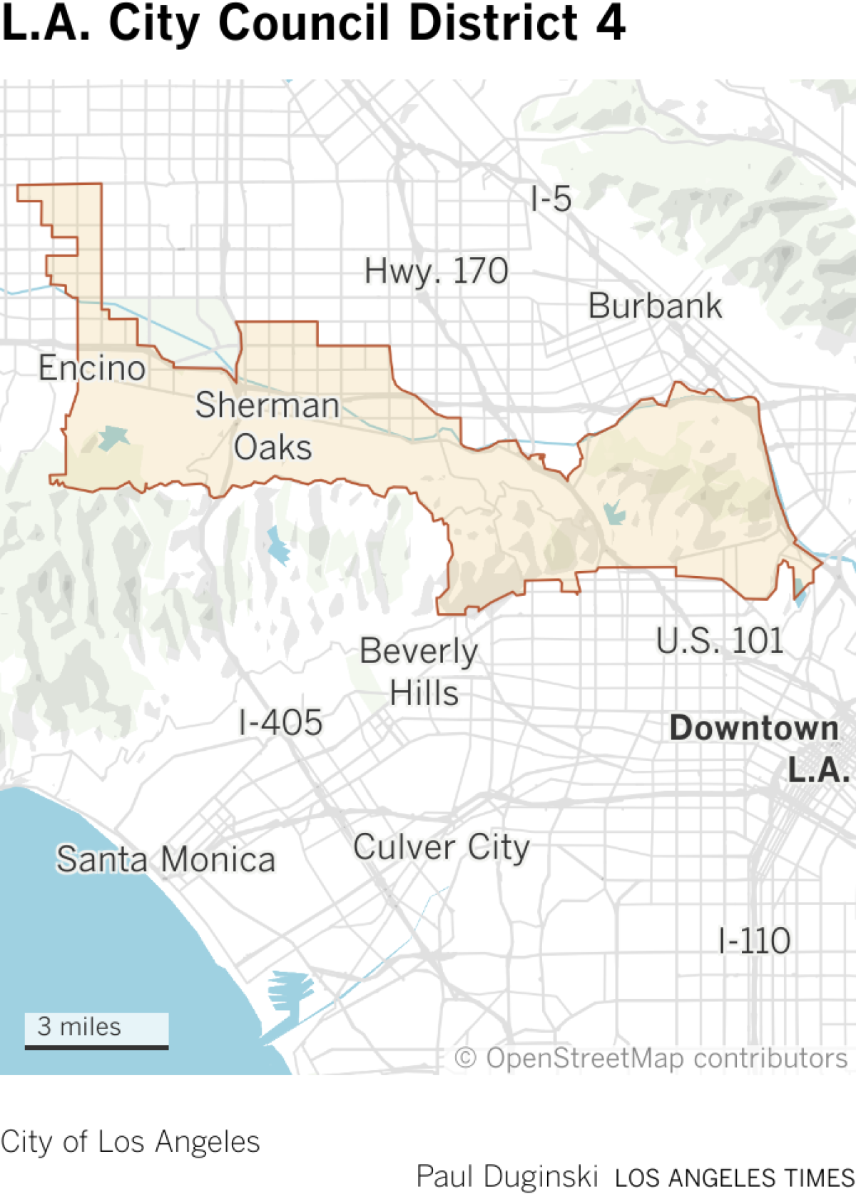 Locator of L.A. city council districts 4.