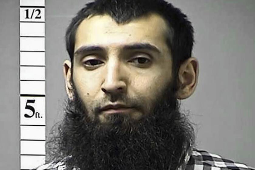 FILE - This booking photo provided by the St. Charles County Department of Corrections in St. Charles, Mo., shows Sayfullo Saipov. A jury said Monday, March 13, 2023 it could not reach a unanimous decision on whether to impose the death sentence on an Islamic extremist who killed eight people using a speeding truck on a popular New York bike path. A unanimous verdict is required for a death sentence. (St. Charles County Department of Corrections/KMOV via AP, File)