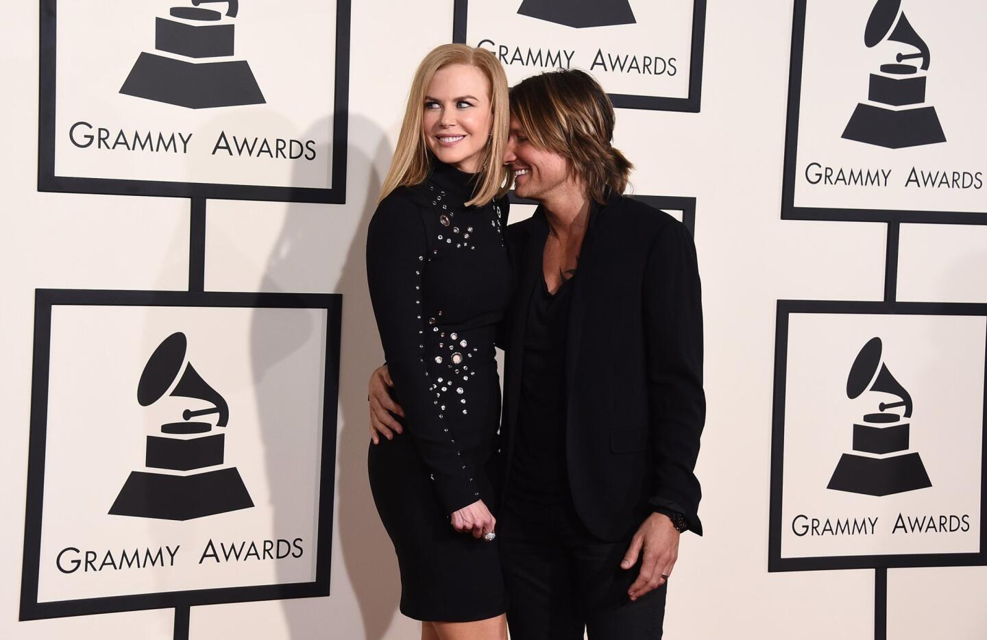 Couples at the 2015 Grammys