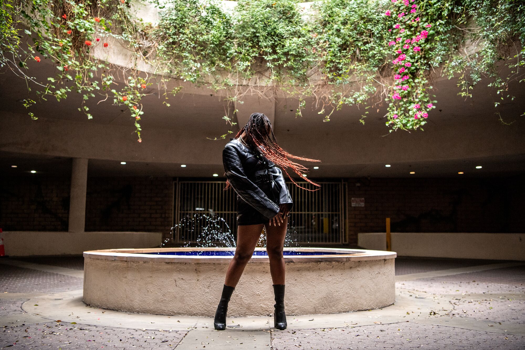 Fashion stylist Danasia Sutton in Koreatown on Saturday, April 2, 2022 in Los Angeles, CA.