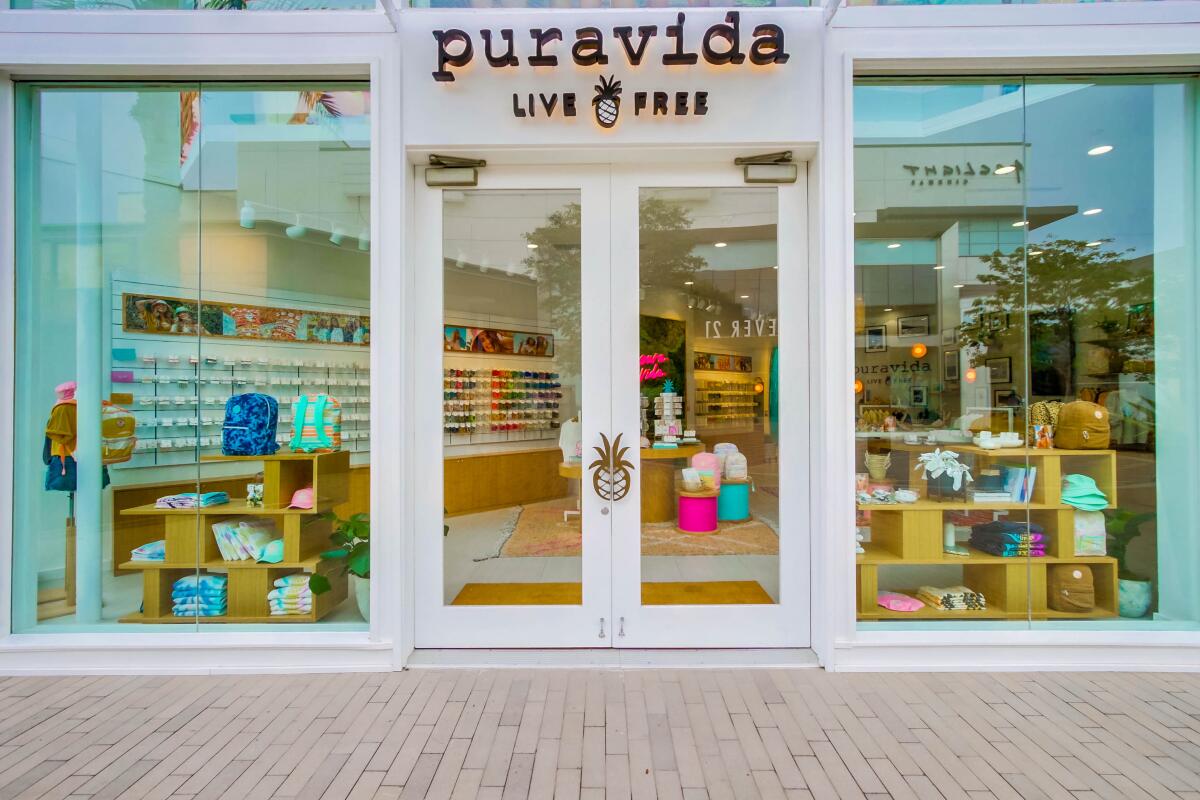 The new Pura Vida store at Westfield UTC opened in August 2021.