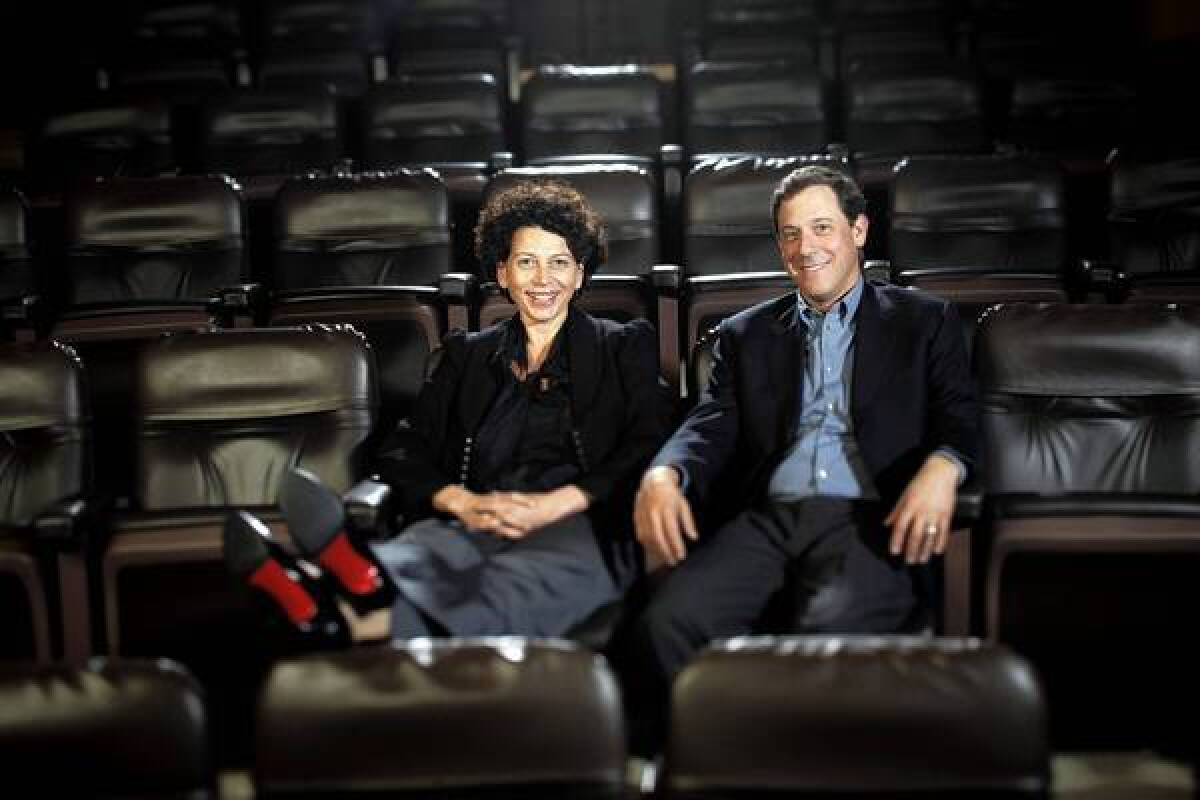 As part of the overhaul, Universal Pictures co-Chairman Donna Langley, left, was promoted to chairman. Film Chairman Adam Fogelson, among the last of the surviving executives from the previous management regime under General Electric Co.'s stewardship of the media company, was forced out.