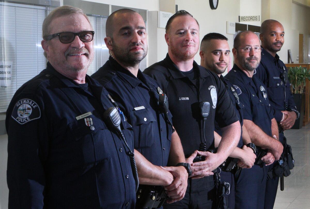 Glendale police officers are letting their beards grow, as part of a fundraiser for a longtime volunteer and employee.