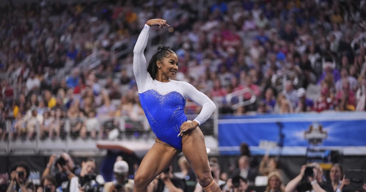 UCLA gymnastics finishes second behind Oklahoma at national championships