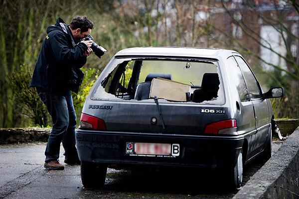 Suspect's car