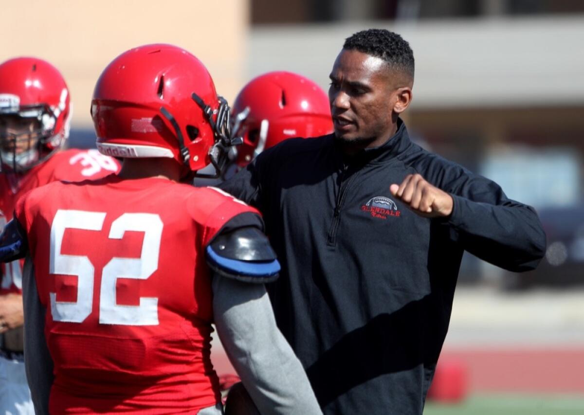 Cary Harris, selected 183rd overall in the 2009 NFL draft out of USC, is the new football coach at Calabasas. He coached last season at Glendale HS.