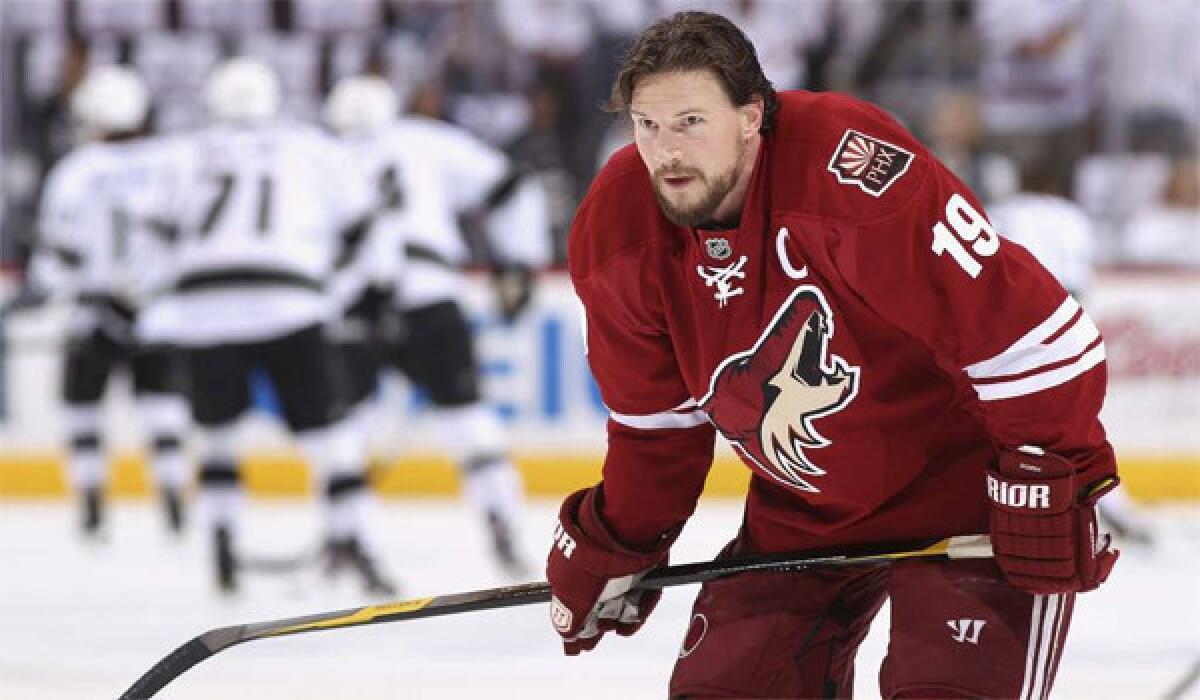 Shane Doan and his Phoenix Coyotes team could be on the move if the Glendale City Council does not approve an arena management deal by July 2.