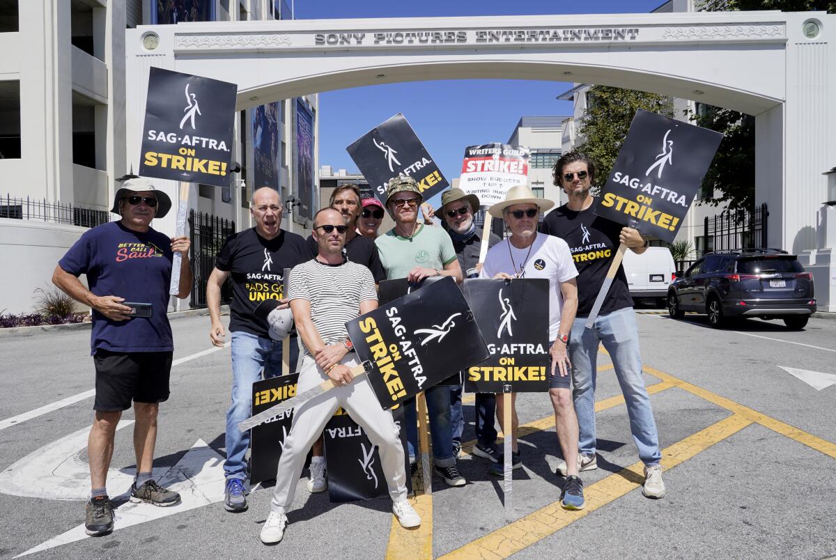 Actors' Strike: Hollywood Stars on the Picket Lines