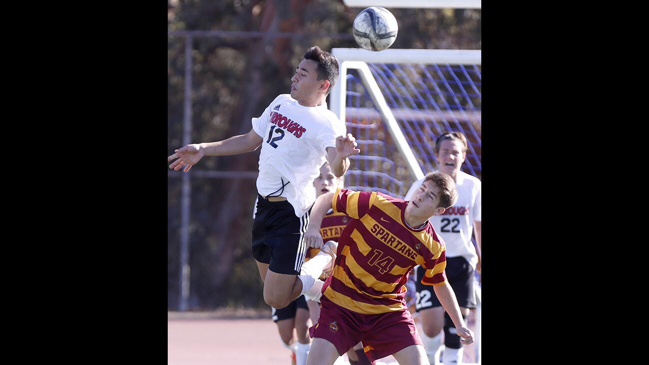 Photo Gallery: Burroughs High boys soccer vs. La Cañada High