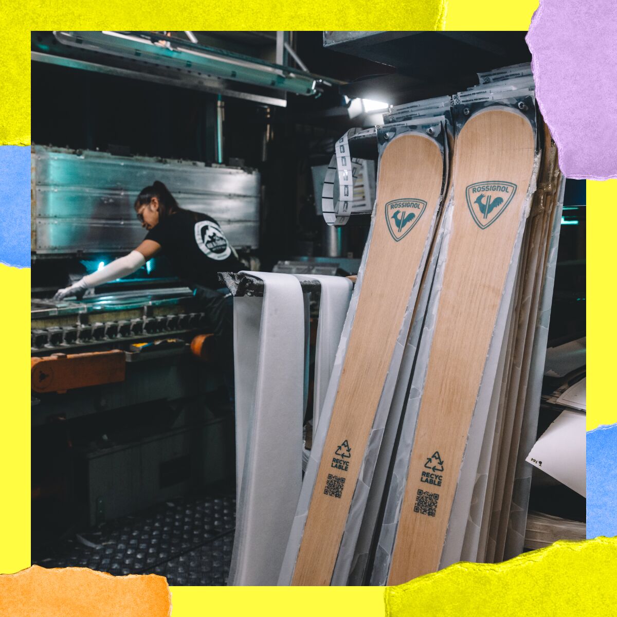 The Essential, 77% recyclable skis, will be available later this year.