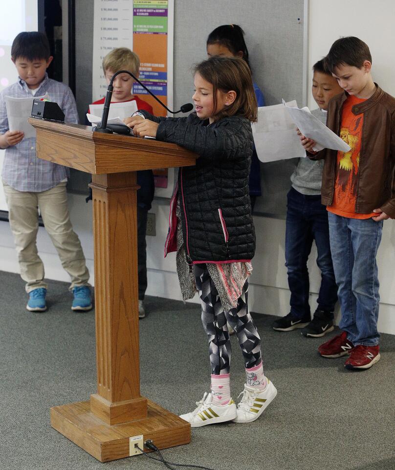 Photo Gallery: La Canada Unified School District Spotlight on Students and newly installed area school PTA boards