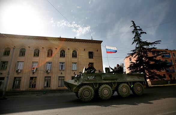 Gori, Georgia: Russian troops