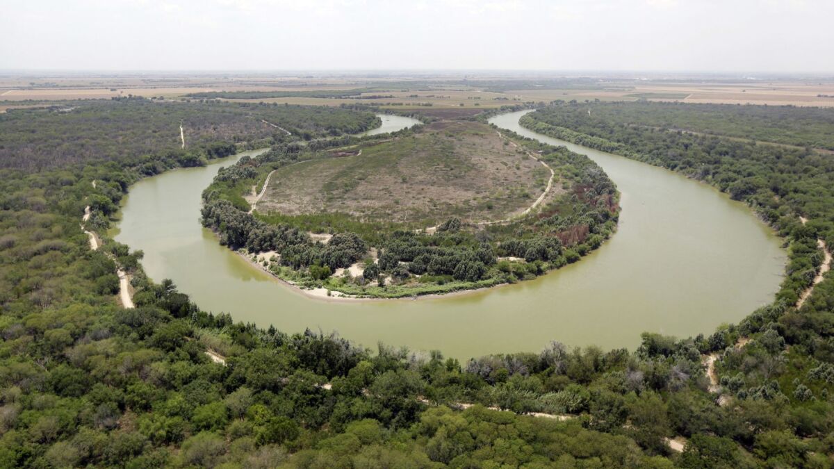 A bend in the Rio Grande in Mission, Texas. The U.S. says a 16-year-old Guatemalan died Monday at a Border Patrol station in south Texas.