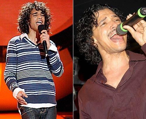 Sanjaya Malakar: El DeBarge There is a precedent in the music world even for young Sanjaya Malakar. About 20 years ago a guy named El DeBarge burst onto the music scene with Rhythm of the Night and its almost as if Sanjaya channels him onstage-same immovable idiot smile, same light, effeminate voice. DeBarge appears to keep his pitch better, but music producers can work magic back at the studio. Maybe Sanjaya has a future after all. See if you can point out the similarities here.