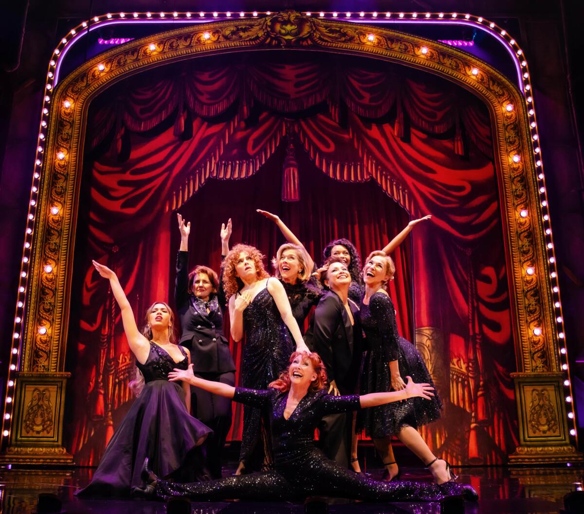 Bernadette Peters, Lea Salonga and the company of "Old Friends."