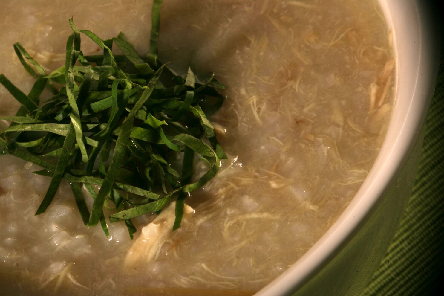 Chao Xa Ga Rice Porridge With Chicken And Lemon Grass Recipe Los Angeles Times