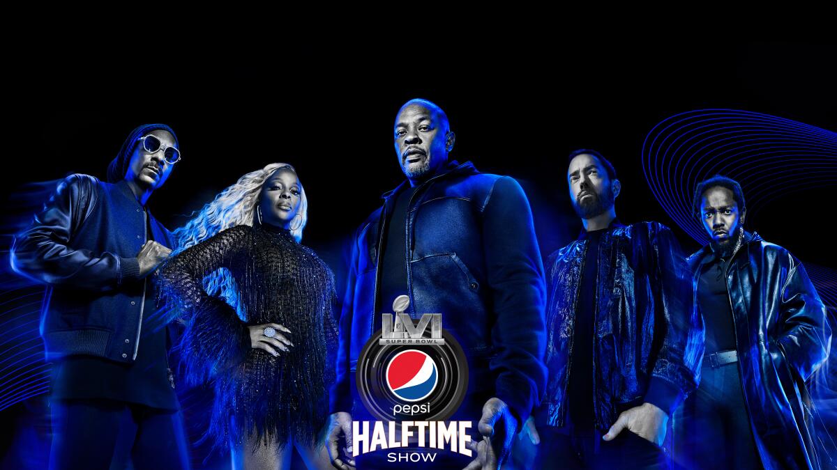 Dr. Dre leads electrifying Super Bowl 2022 halftime show - Los Angeles Times