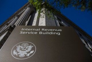 WASHINGTON, DC - APRIL 15: The Internal Revenue Service (IRS) building stands on April 15, 2019 in Washington, DC. April 15 is the deadline in the United States for residents to file their income tax returns. (Photo by Zach Gibson/Getty Images) ** OUTS - ELSENT, FPG, CM - OUTS * NM, PH, VA if sourced by CT, LA or MoD **