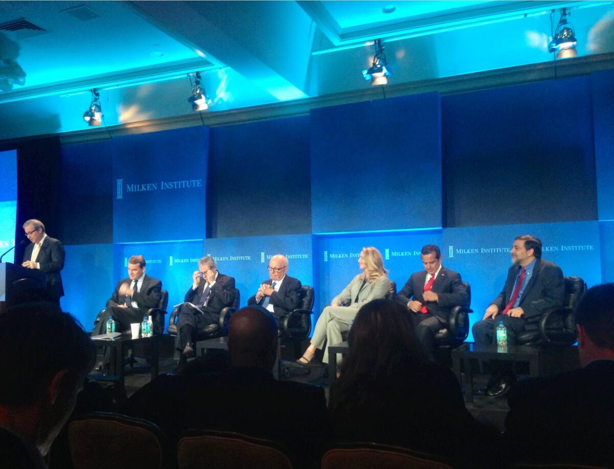 Panelists at the Milken Global Conference said Monday that immigration reform would boost the U.S. economy.
