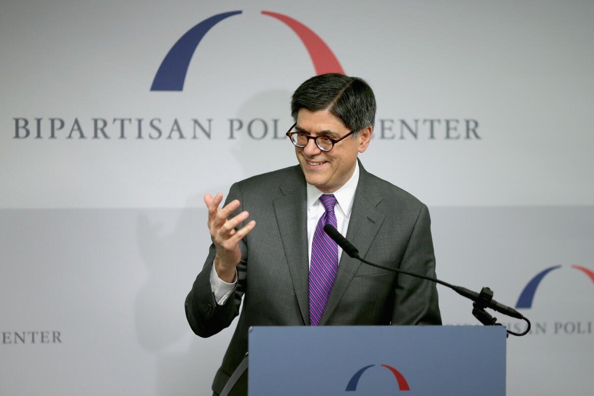 Speaking to the Bipartisan Policy Center in Washington on Monday, Treasury Secretary Jacob J. Lew warned Congress about the dangers of waiting until the last minute to raise the federal debt ceiling.