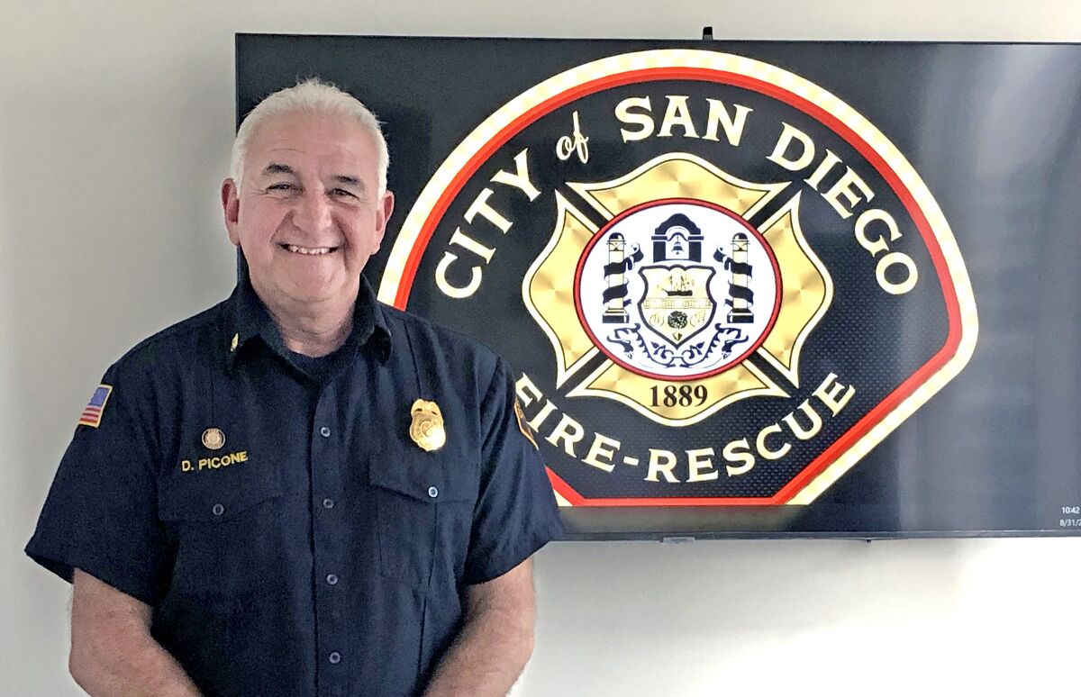 San Diego Fire-Rescue Department Battalion Chief David Picone.