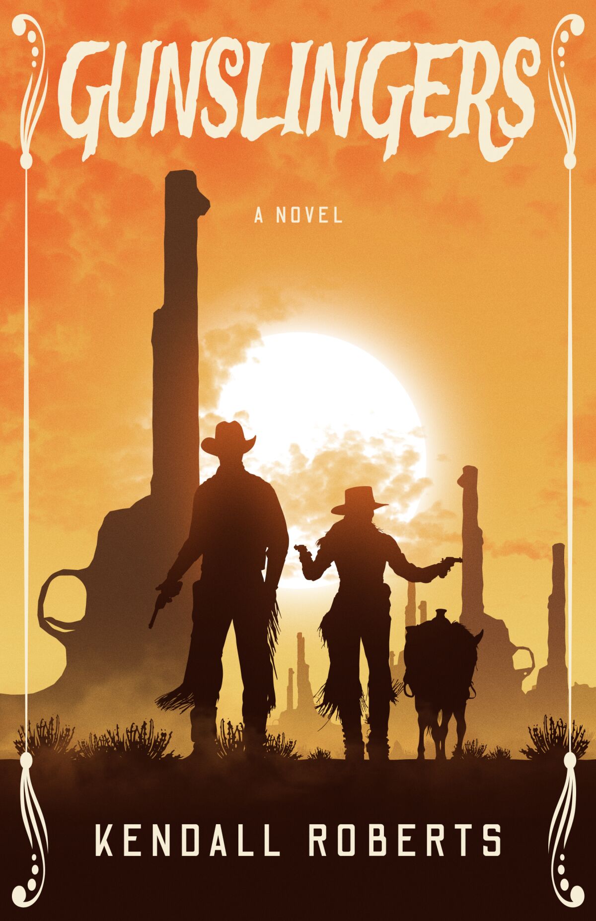 "Gunslingers," a Western novel, is La Jolla resident Kendall Roberts' first book.