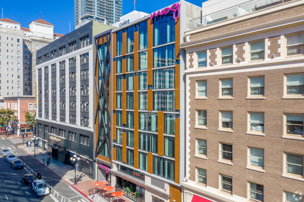 The Moxy hotel was the priciest sale in San Diego County during the first six months of 2022
