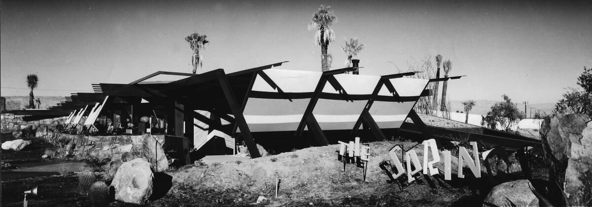 William F. Cody's Huddle's Springs Restaurant in Palm Springs, demolished in the 1990s. ( Erwin Lang)
