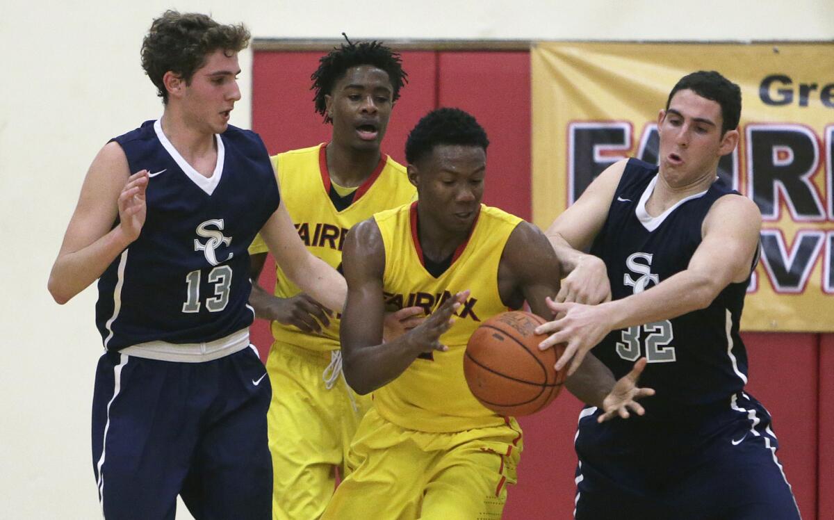 Fairfax and Donald Gipson (2) defeated Sierra Canyon on Saturday night to take over the No. 1 spot in the Southland rankings.