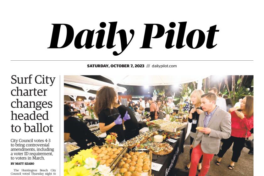 Front page of the Daily Pilot e-newspaper for Saturday, Oct. 07, 2023.