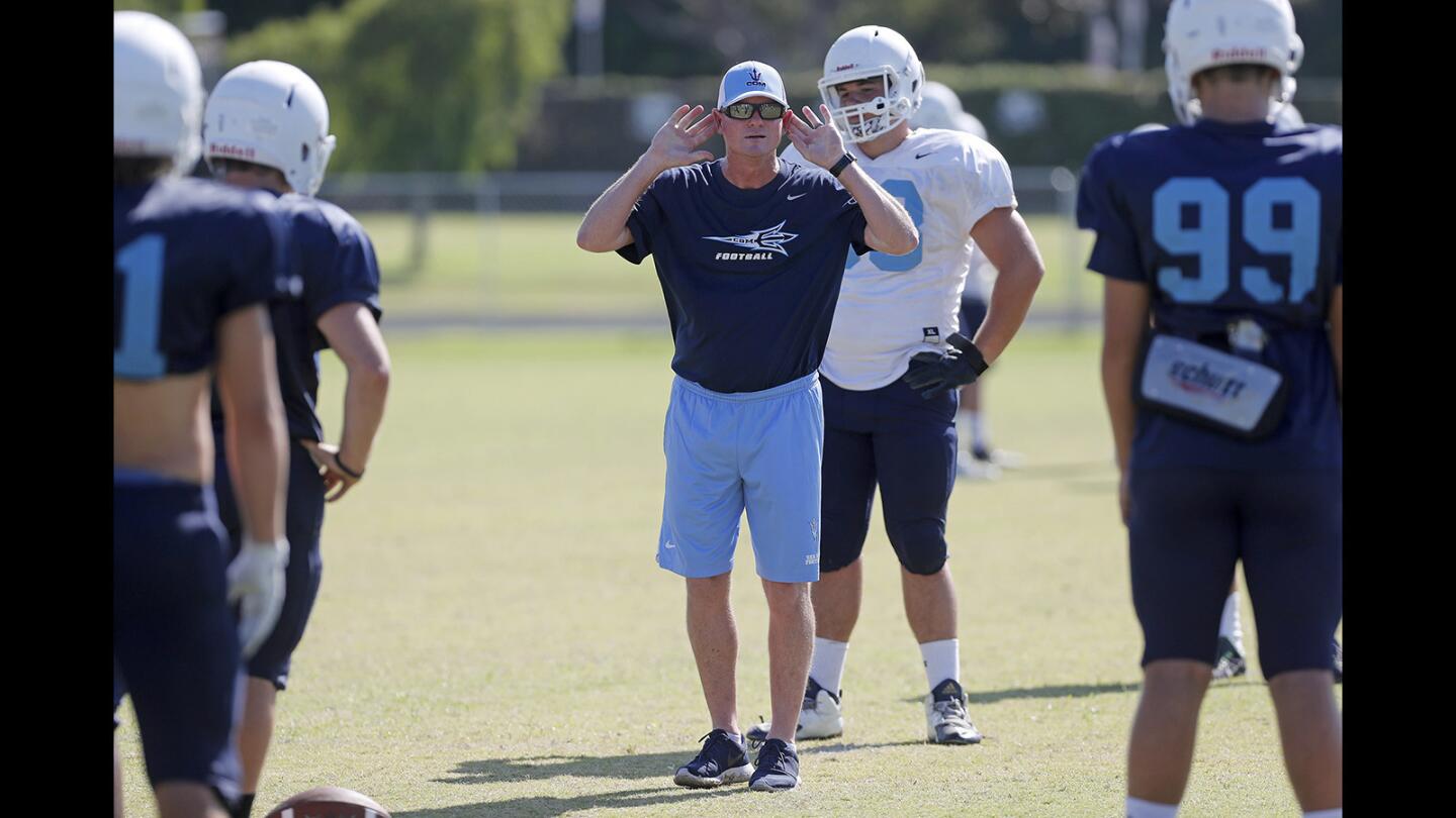 Photo Gallery: Corona del Mar High football practice