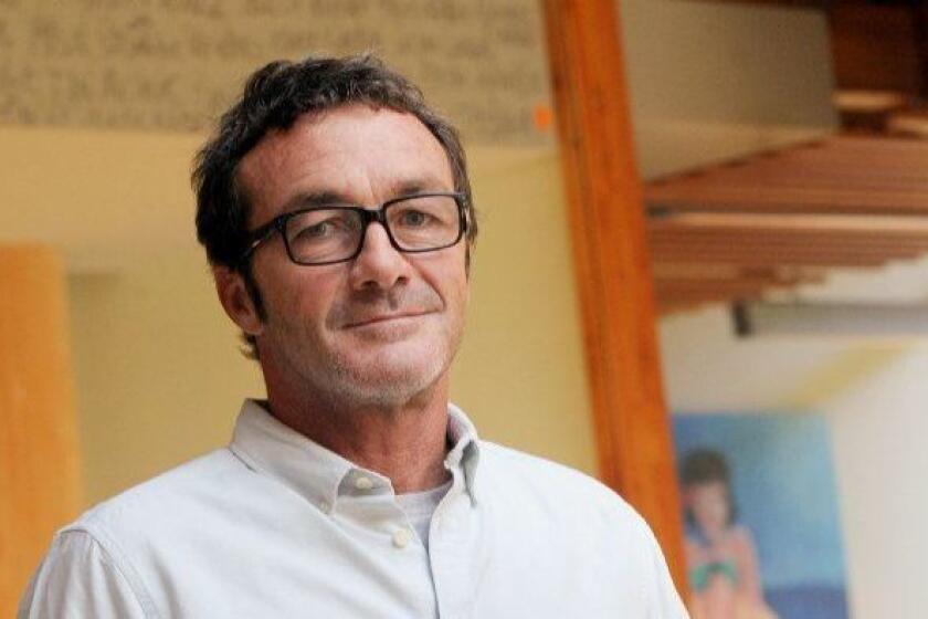 (FILES) This file photo taken on October 17, 2014 in Saint-Jean-de-luz shows Pierre Agnes, then Global Head of Apparel, who is also responsible for Global Marketing for Quiksilver and Roxy, posing at his offices. Pierre Agnes, President of Boardriders Inc which owns Quicksilver, Roxy et DC Shoes, was declared missing at sea after his boat was found empty on a beach in Hossegor, southwestern France, the local prefecture said on January 30, 2018, after Agnes went to sea earlier at dawn. Research speedboats and helicopters were deployed by rescuers in the area. / AFP PHOTO / Iroz GaizkaIROZ GAIZKA/AFP/Getty Images ** OUTS - ELSENT, FPG, CM - OUTS * NM, PH, VA if sourced by CT, LA or MoD **