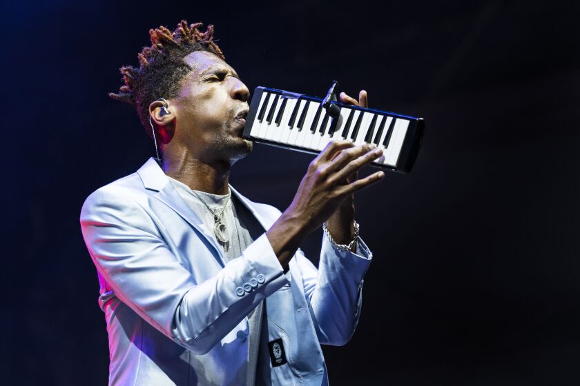 AUSTIN, TEXAS - OCTOBER 10: Jon Batiste performs during Austin City Limits Festival at Zilker Park on October 10, 2021 in Austin, Texas. (Photo by Erika Goldring/WireImage)