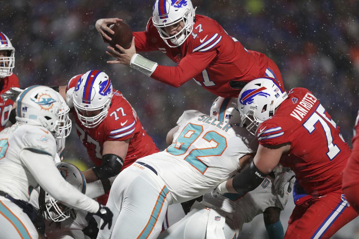 NFL on ESPN - The Miami Dolphins have been eliminated from the NFL playoffs  after a loss to the Buffalo Bills.