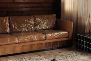 Image special photo essay on plastic-covered couches