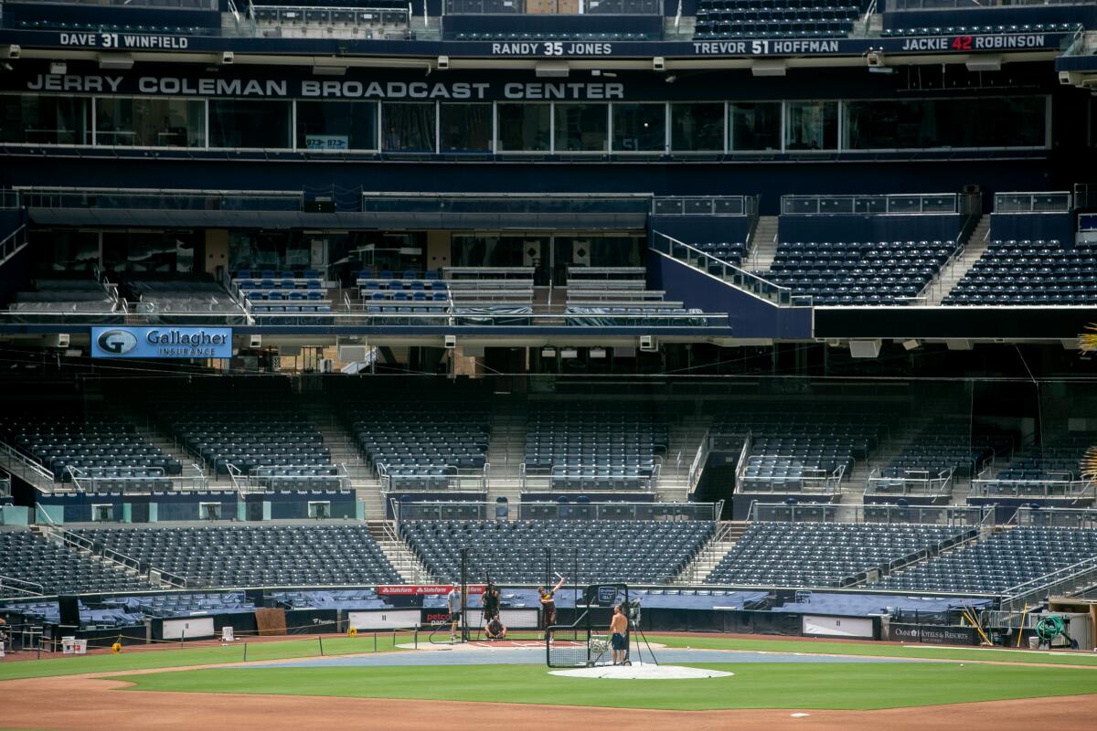 Season Ticket Member Batting Practice at Petco Park